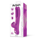 ACTION NICO VIBRADOR COM DILDOS ALTERNADOS E BOLA PERCUSSORA 4 MOTORES