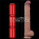 DILDO LOVETOY DUPLA CAMADA ARTICULÁVEL XXL 14,5CM