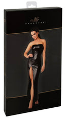 VESTIDO COMPRIDO EM VINIL