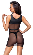 VESTIDO SUPER SEXY TRANSPARENTE