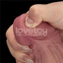 LOVETOY DILDO DE DUPLA DENSIDADE COM VIBRAÇÃO 10.5
