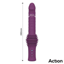 ACTION ROXER MÁQUINA DE SEXO COM VIBRAÇÃO, MOVIMENTO DE IMPULSO, EFEITO DE CALOR E CONTROLO REMOTO