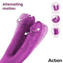 ACTION NICO VIBRADOR COM DILDOS ALTERNADOS E BOLA PERCUSSORA 4 MOTORES