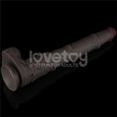LOVETOY DILDO DUPLA CAMADA ARTICULÁVEL XXL 16CM
