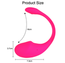 VIBRADOR SMART EGG EVA BLUETOOTH PINK 22 CM