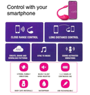 VIBRADOR SMART EGG EVA BLUETOOTH PINK 22 CM