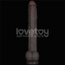 LOVETOY DILDO DE DUPLA CAMADA ARTICULÁVEL XXL 14.5CM