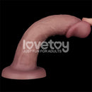 LOVETOY DILDO DUAL DENSITY COM VIBRAÇÃO 8