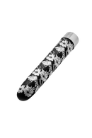 VIBRADOR EDEN PRETO FLORAL DE METAL USB