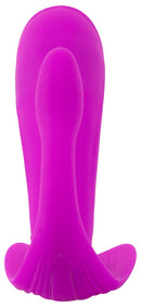 VIBRADOR DE TRIPLA ESTIMULAÇÃO LAMBE EFEITO AQUECIMENTO