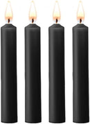 CONJUNTO DE VELAS PARA BDSM PRETAS 4 UNID