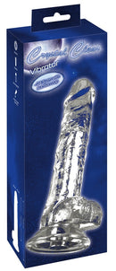 VIBRADOR TRANSPARENTE COM VENTOSA USB