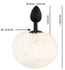 PLUG ANAL COM CAUDA DE COELHO TAM. S