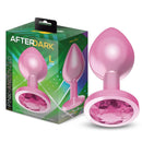 PLUG ANAL AFTERDARK ANODIZADO ROSA COM ROSA