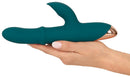 VIBRADOR RABBIT THUMPING COM 1 ANÉL MÓVEL USB