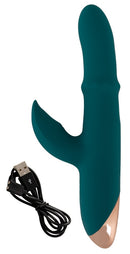 VIBRADOR RABBIT THUMPING COM 1 ANÉL MÓVEL USB