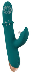 VIBRADOR RABBIT THUMPING COM 1 ANÉL MÓVEL USB