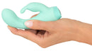MINI VIBRADOR RABBIT CUTIES VERDE RECARREGÁVEL