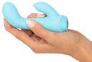 MINI VIBRADOR RABBIT CUTIES AZUL RECARREGÁVEL