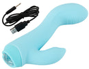 MINI VIBRADOR RABBIT CUTIES AZUL RECARREGÁVEL