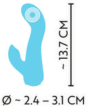 MINI VIBRADOR RABBIT CUTIES AZUL RECARREGÁVEL
