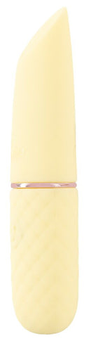 MINI VIBRADOR CUTIES AMARELO RECARREGÁVEL