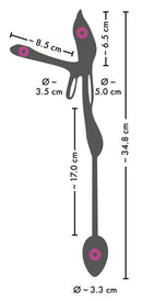 VIBRADOR PARA CASAL RC MULTIFUNCIONAL