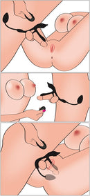 VIBRADOR PARA CASAL RC MULTIFUNCIONAL