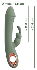 VIBRADOR SLIM RABBIT OLIVE