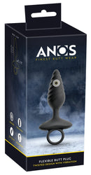 PLUG ANAL FLEXÍVEL COM VIBRAÇÃO