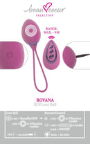 ROVANA OVO VIBRATÓRIO COM CONTROLE REMOTO USB