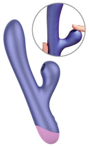 VIBRADOR COM ESTIMULADOR CLITORIANO ROMP PULSE USB