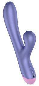 VIBRADOR COM ESTIMULADOR CLITORIANO ROMP PULSE USB