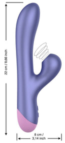 VIBRADOR COM ESTIMULADOR CLITORIANO ROMP PULSE USB