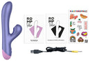 VIBRADOR COM ESTIMULADOR CLITORIANO ROMP PULSE USB