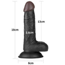 LOVETOY ARNÊS AJUSTÁVEL COM DILDO 7.0