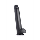 O MESTRE - DILDO COM VENTOSA - PRETO
