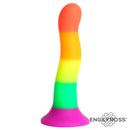 DILDOX POR ENGILY ROSS DILDO COR ARCO-ÍRIS 18 CM