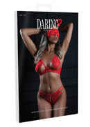 CONJUNTO DE 3 PEÇAS VERMELHO