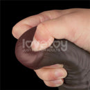 LOVETOY DILDO DUPLA CAMADA ARTICULÁVEL XXL 16CM