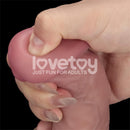 LOVETOY DILDO DUAL DENSITY COM VIBRAÇÃO 8
