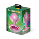 PLUG ANAL AFTERDARK ANODIZADO ROSA COM ROSA