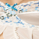 BABYDOLL E TANGA ANGEL BEGE PASSION