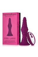 PLUG ANAL PYRA LARGE DARK FUCHSIA