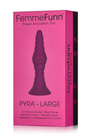 PLUG ANAL PYRA LARGE DARK FUCHSIA