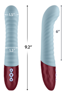 VIBRADOR LOLA G LIGHT BLUE RECARREGÁVEL