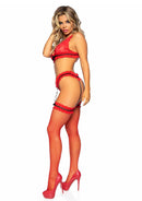 CONJUNTO VERMELHO TAM. ÚNICO