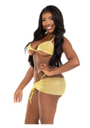 BIQUINI AMARELO 3 PEÇAS