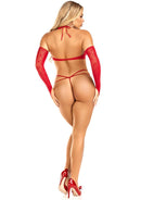 CONJUNTO DE 4 PEÇAS EM VERMELHO TAM. ÚNICO