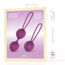 ENGILY ROSS KELLY BOLAS DE KEGEL SILICONE PÚRPURA
